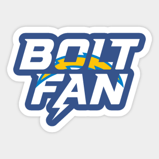 bolt fan for los angels Sticker